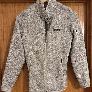 L.L. Bean Gray Fleece Jacket